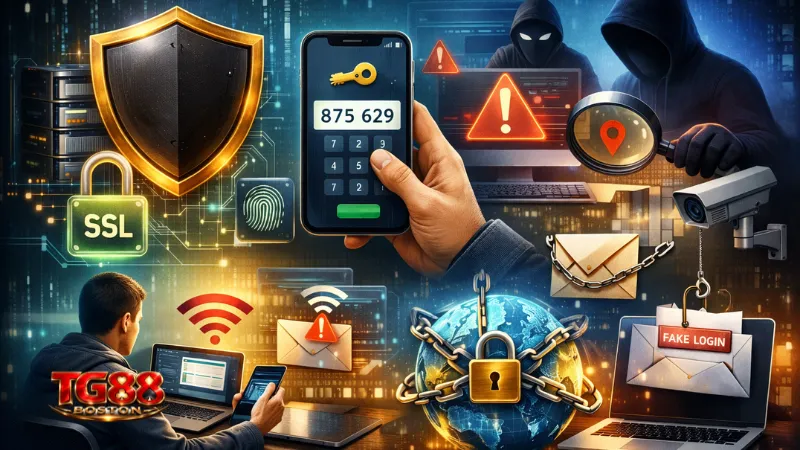 Bảo mật và an toàn tài khoản tại TG88