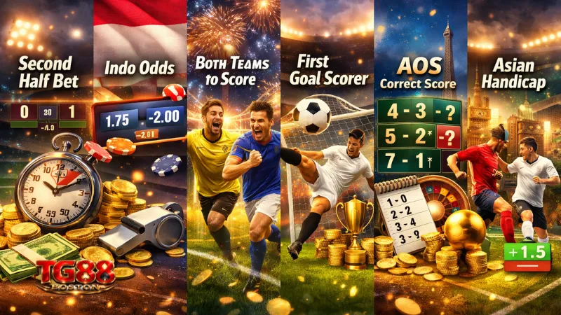 Các kèo cá cược nổi bật tại TG88